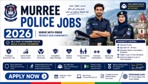 Murree Police Jobs 2026 - Latest Punjab Police Vacancies | Apply Now