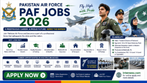PAF Jobs 2026 - Latest Pakistan Air Force Jobs | Apply Online