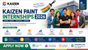 Kaizen Paint Internships 2026 - Latest Summer Internships Opportunities | Apply Online