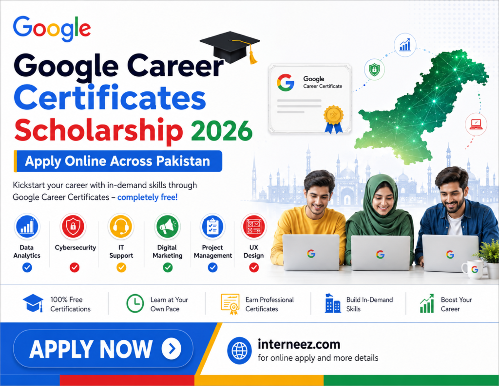 Google Career Certificates Scholarship 2026 - 25000+ Free Scholarships | Apply Online