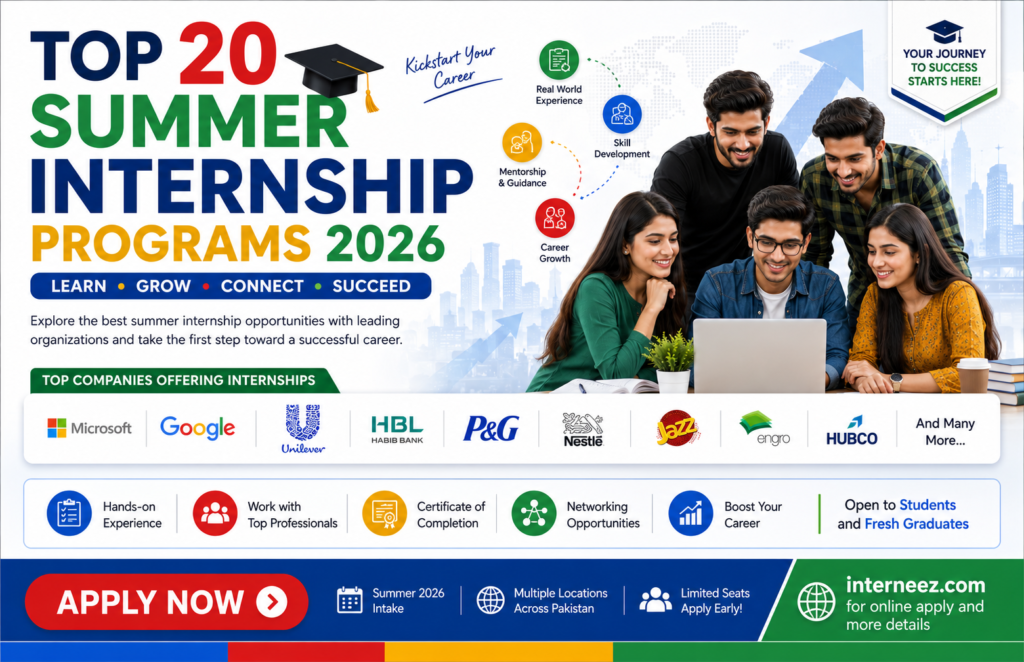 Summer Internship Programs 2026 - Top 20+ Paid Internships | Apply Online